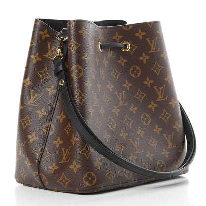 Louis Vuitton Monogram Neonoe MM Black 3 of 14