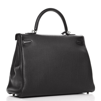 Hermes Togo Kelly Retourne 35 Black 4 of 32