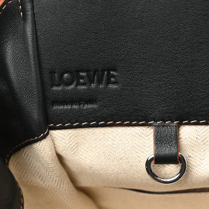 Loewe Calfskin Canvas Small Hammock Shoulder Bag Mink Black 6 of 10