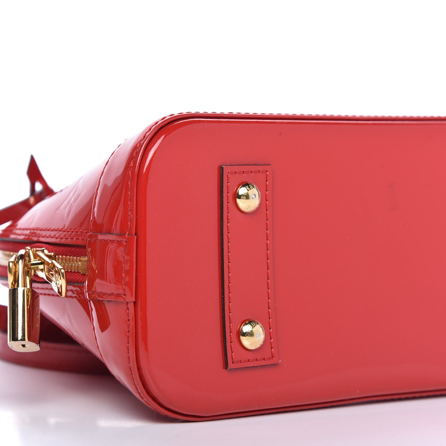 Louis Vuitton Vernis Alma BB Cherry 6 of 9
