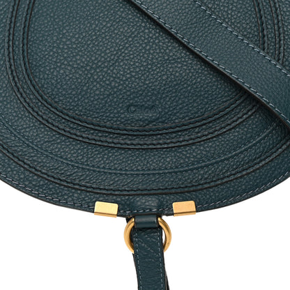 Chloe Grained Calfskin Medium Marcie Saddle Bag Navy Ink 9 of 15