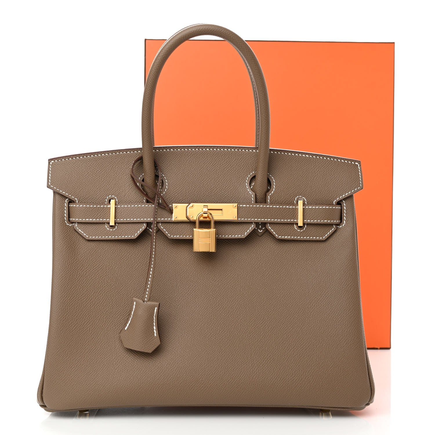 Hermes Epsom Birkin 30 Etoupe 11 of 11