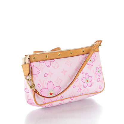 Louis Vuitton Monogram Cherry Blossom Pochette Accessories Pink 3 of 7