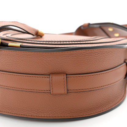 Chloe Calfskin Medium Marcie Round Crossbody Bag Tan 10 of 10