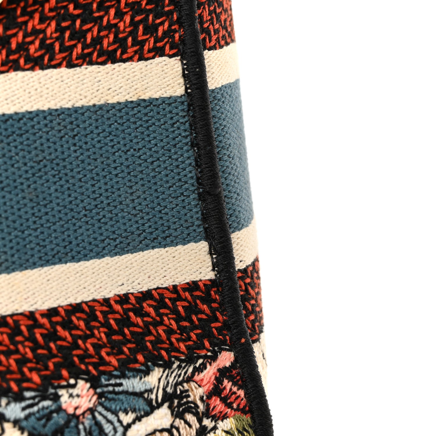 Christian Dior Canvas Constellation Embroidered Medium Lady D-Lite Latte Multicolor 13 of 14