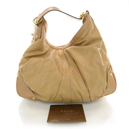 Gucci Leather Large Jockey Tan 3 of 8