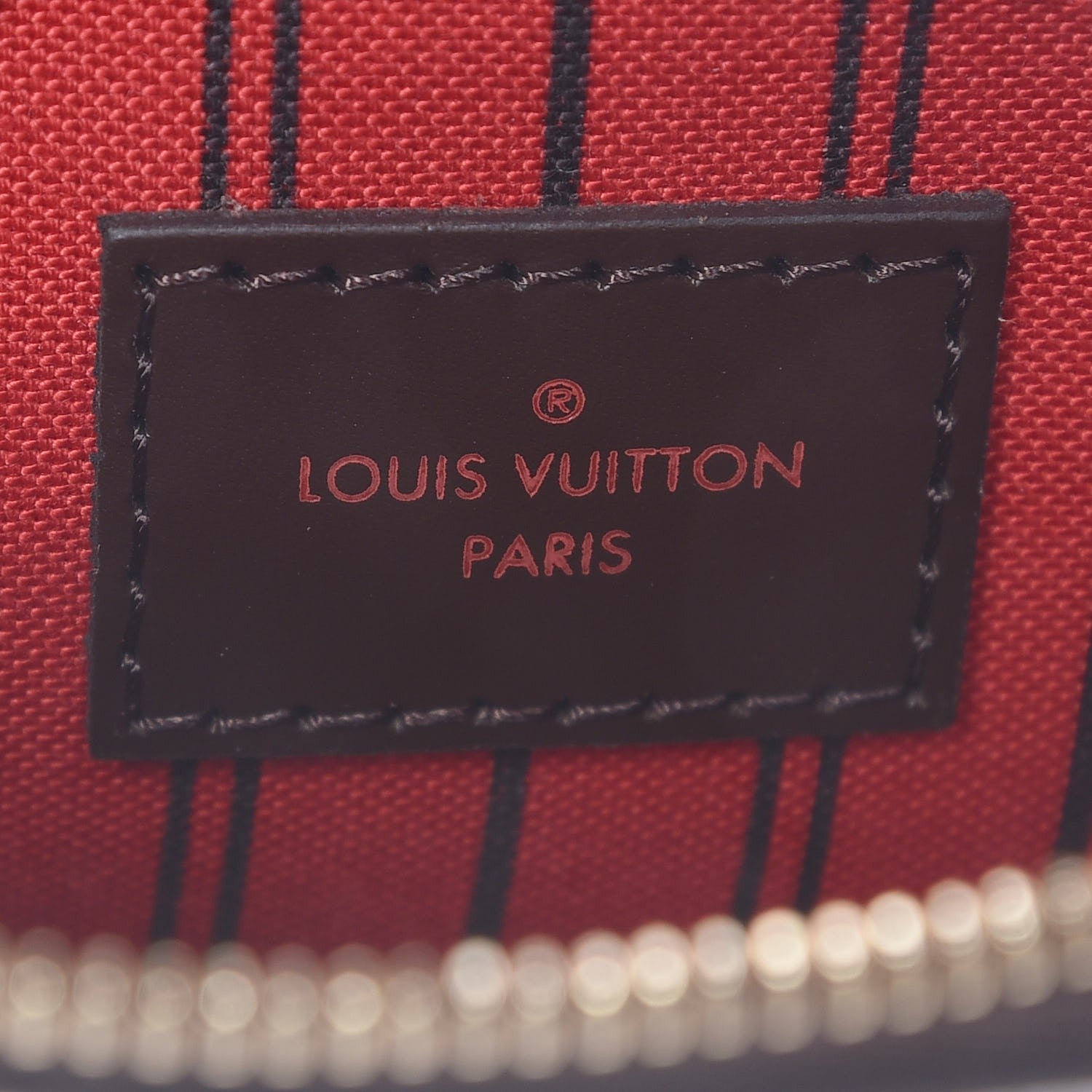 Louis Vuitton Damier Ebene Neverfull MM GM Pochette 6 of 7