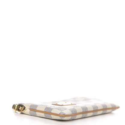 Louis Vuitton Damier Azur Pochette Milla MM 3 of 9