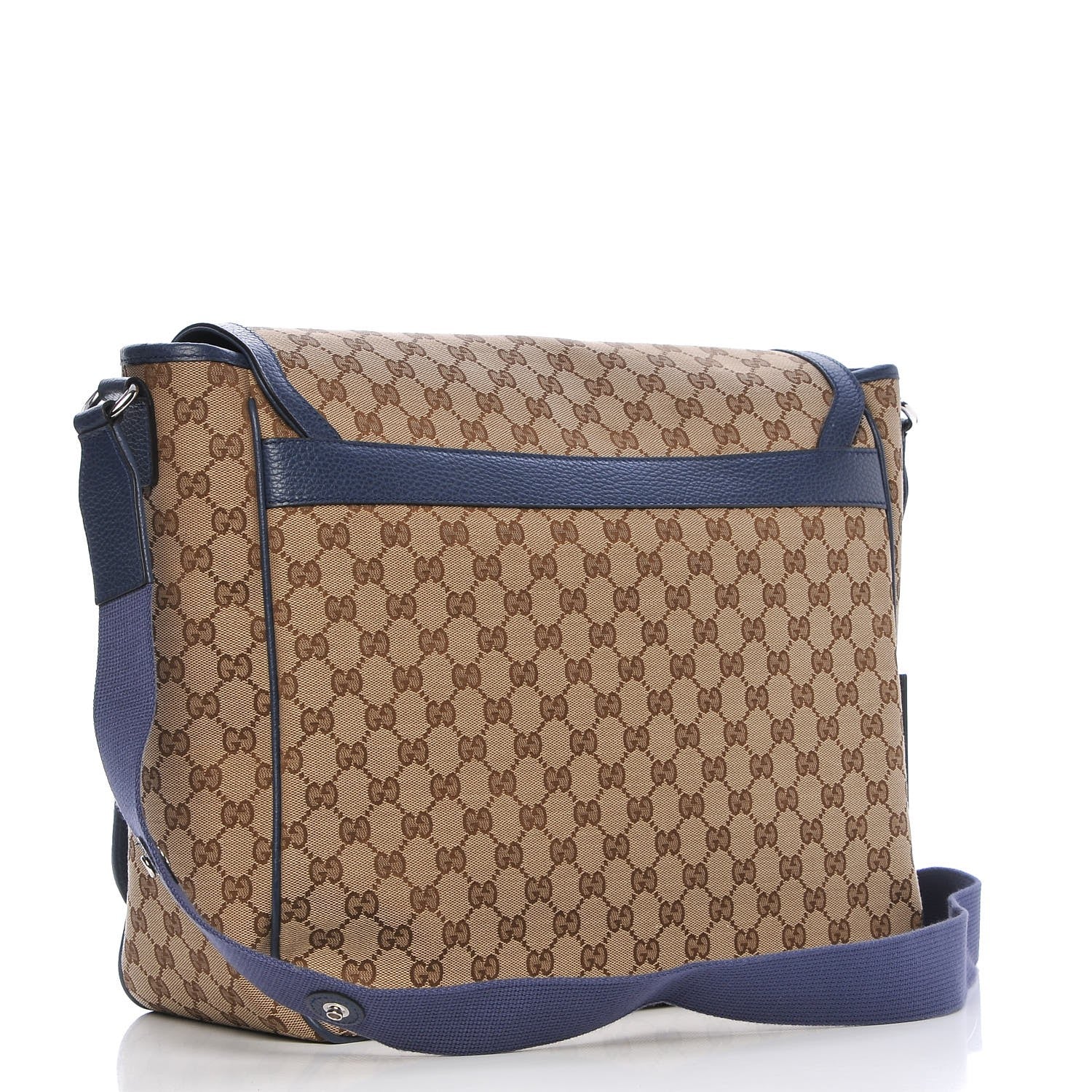 Gucci Monogram Convertible Diaper Bag Blue 3 of 9