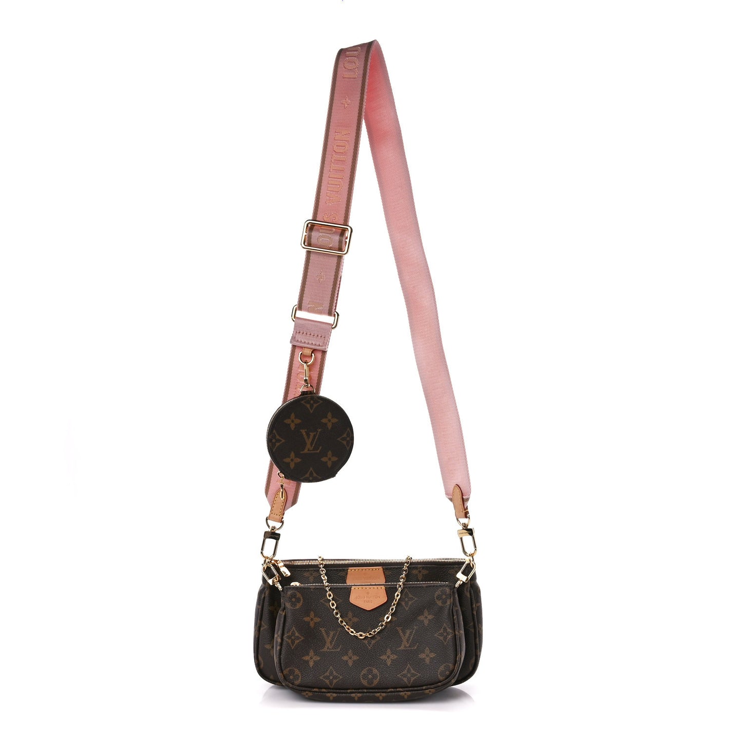 Monogram Multi Pochette Accessories Rose Clair