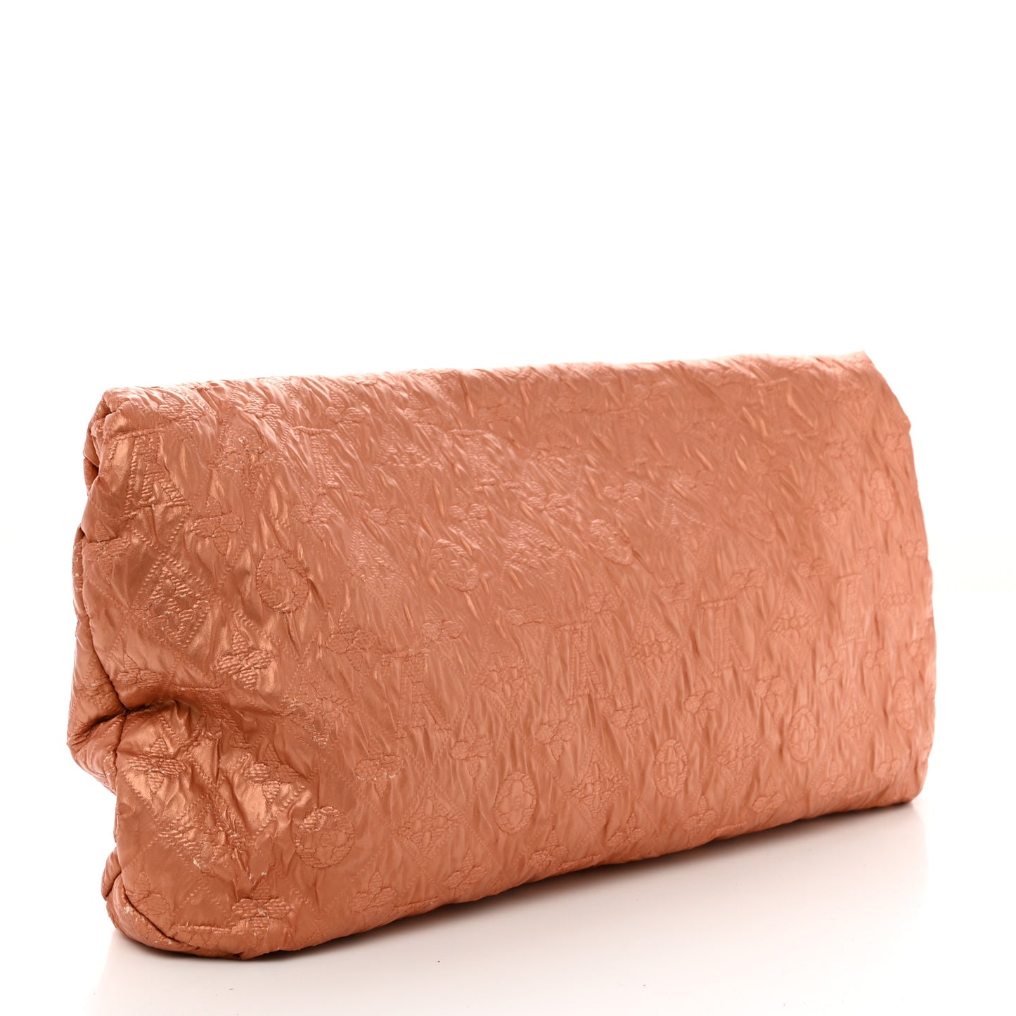 Jacquard Quilted Monogram Limelight Clutch GM Rose Gold