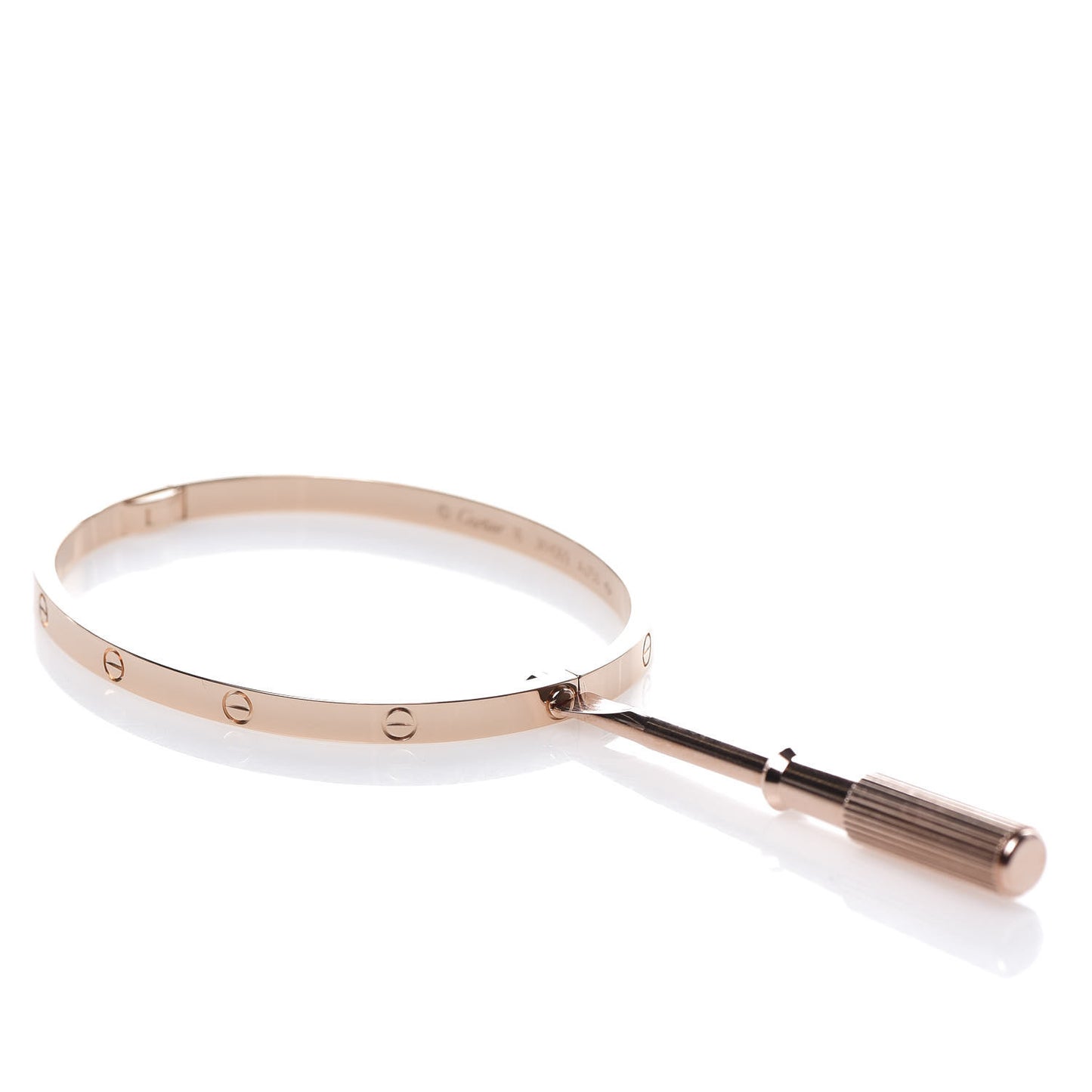 18K Pink Gold Small LOVE Bracelet 16