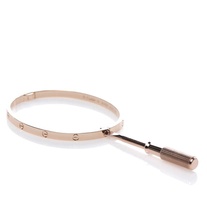 Cartier 18K Pink Gold Small LOVE Bracelet 16 4 of 7