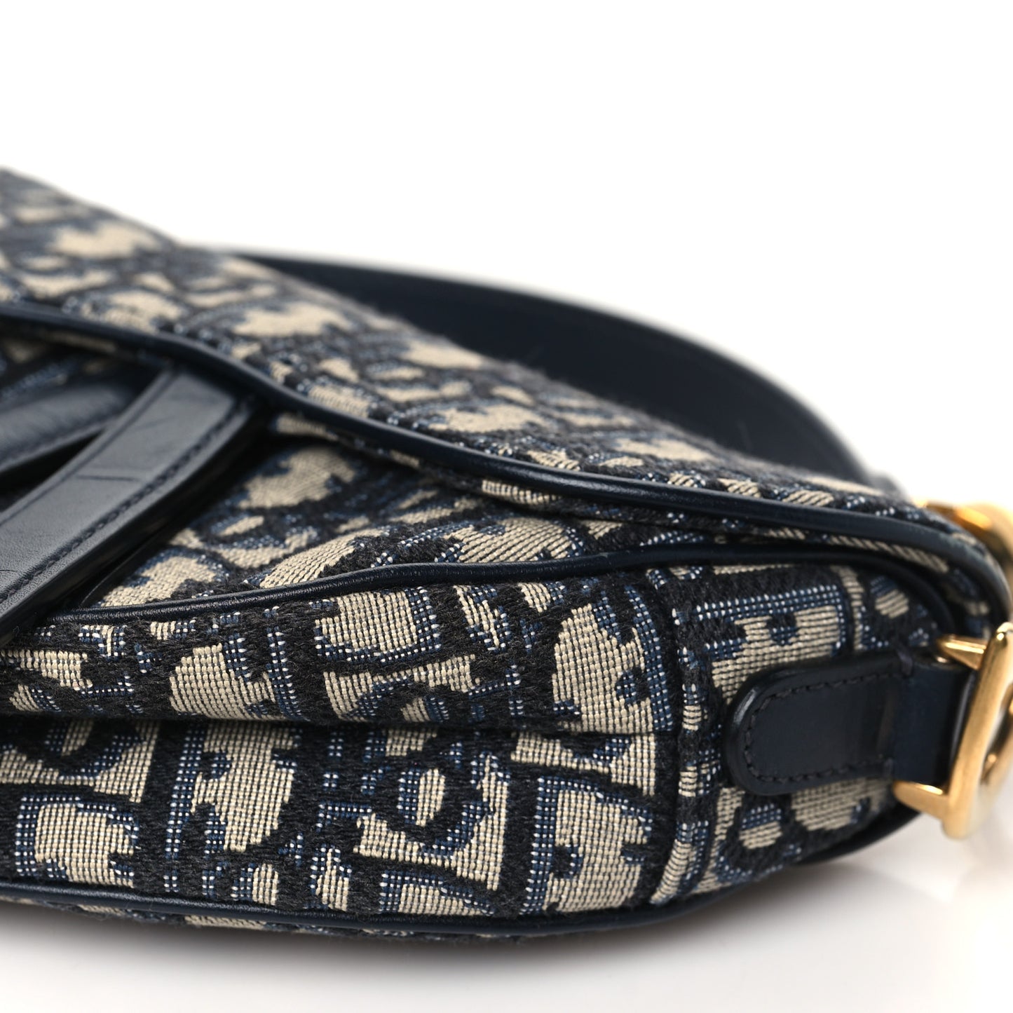 Oblique Mini Saddle Bag Blue