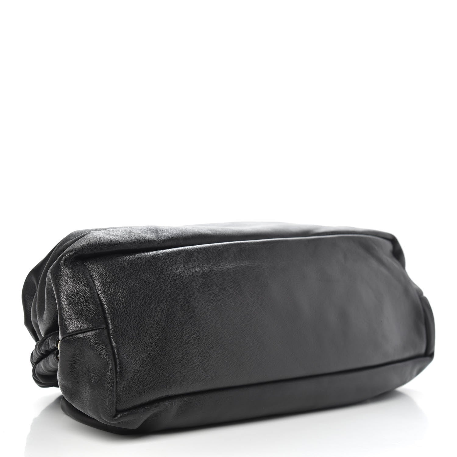Mansur Gavriel Lambskin Cloud Clutch Black Flamma 4 of 8
