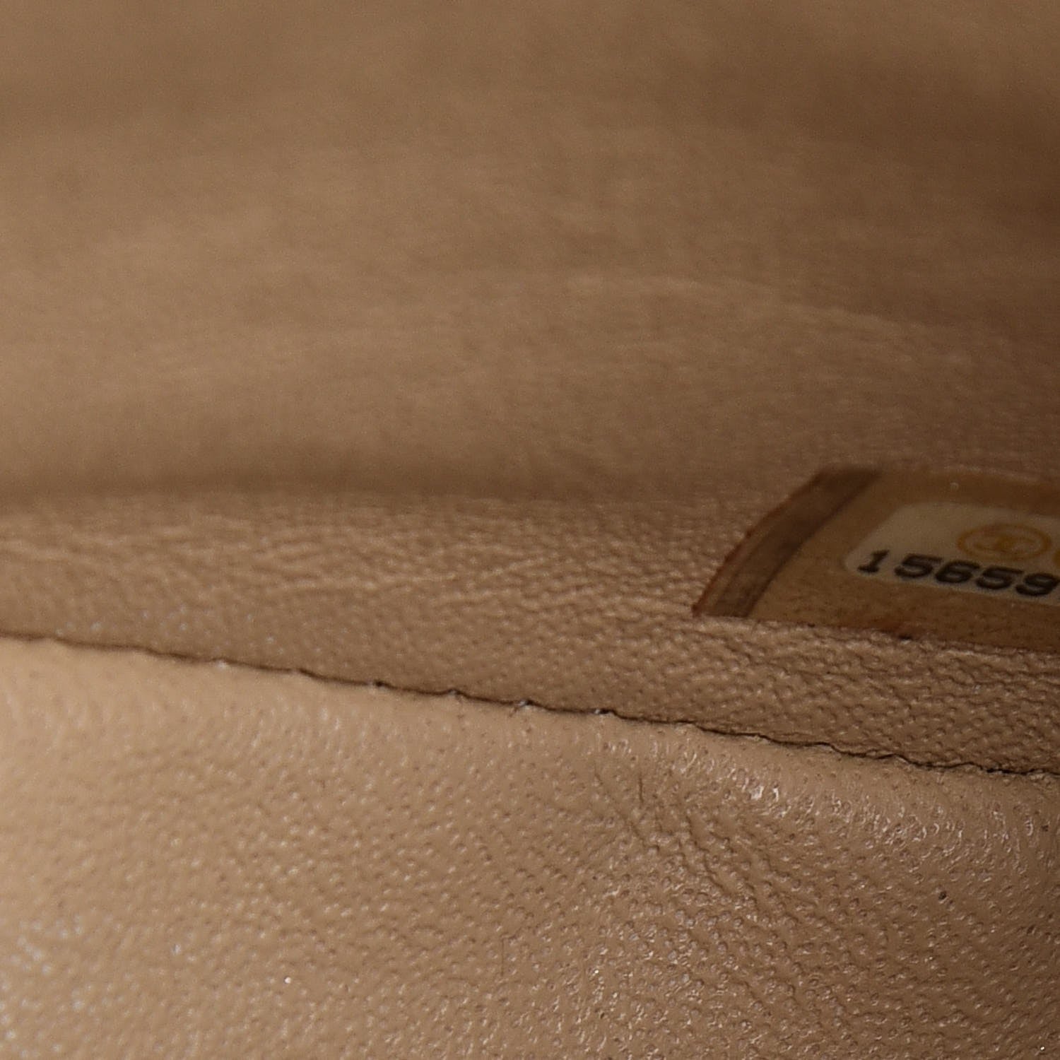 Chanel Caviar Quilted Jumbo Double Flap Beige Clair 8 of 9