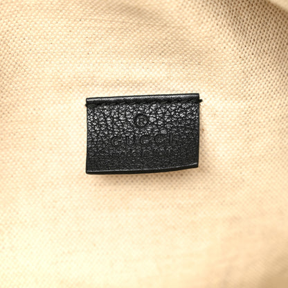 Gucci Grained Calfskin Logo Belt Bag Black 6 of 10