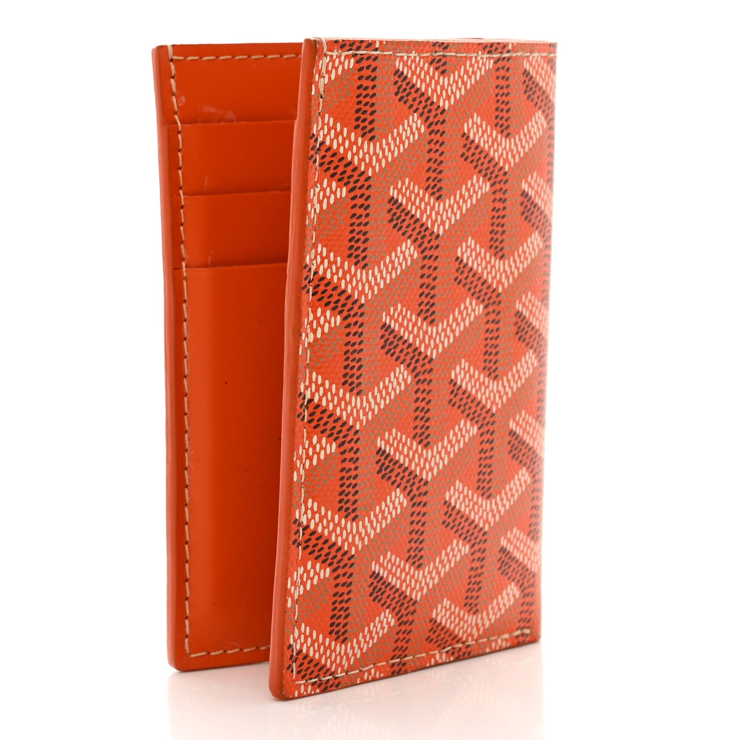 Goyardine Saint Pierre Card Holder Orange