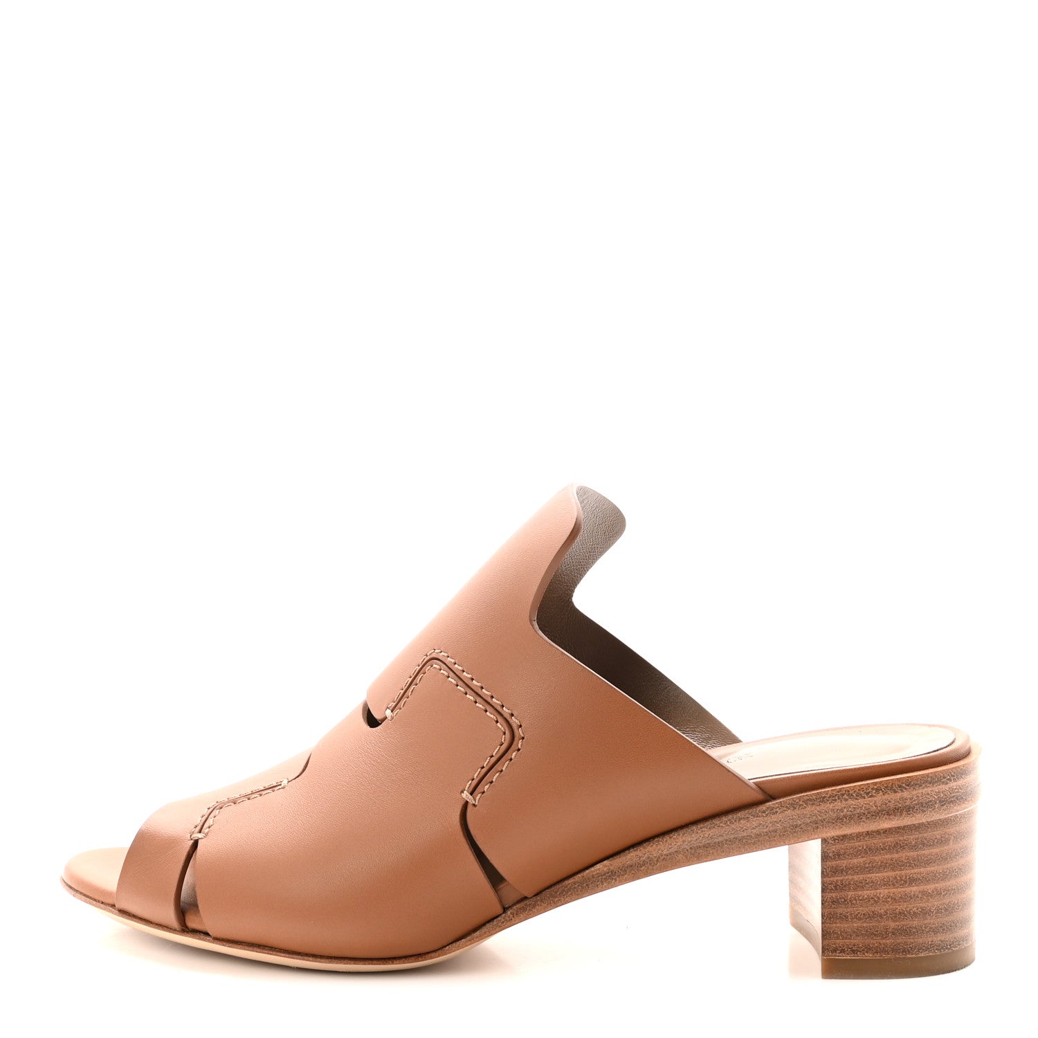 Hermes Calfskin Right Mules 36 Palissandre 1 of 9