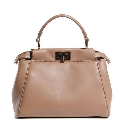 Fendi Nappa Mini Peekaboo Iconic Satchel Ratmusquet 1 of 11