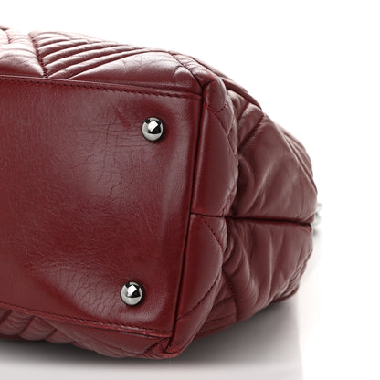 Chanel Lambskin Large In and Out Tote  Red 10 of 11