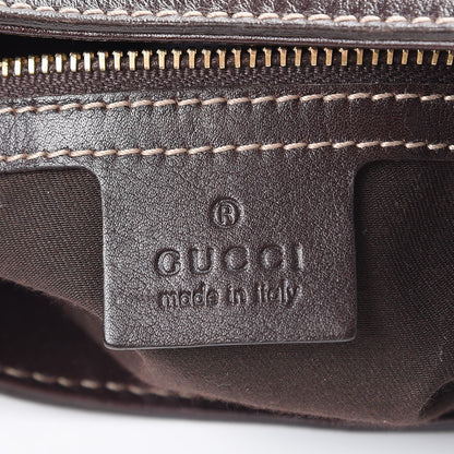 Gucci Calfskin Medium Britt Hobo Dark Brown 6 of 10