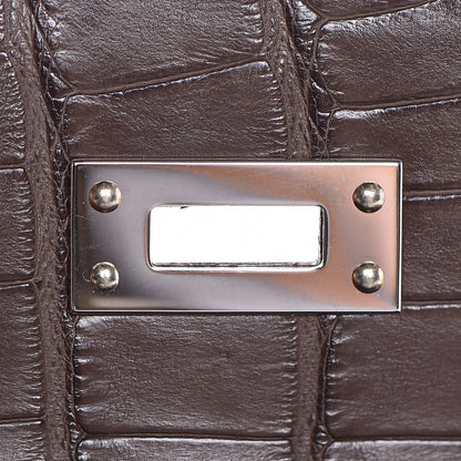 Hermes Matte Alligator Kelly Pochette Ebene 21 of 25
