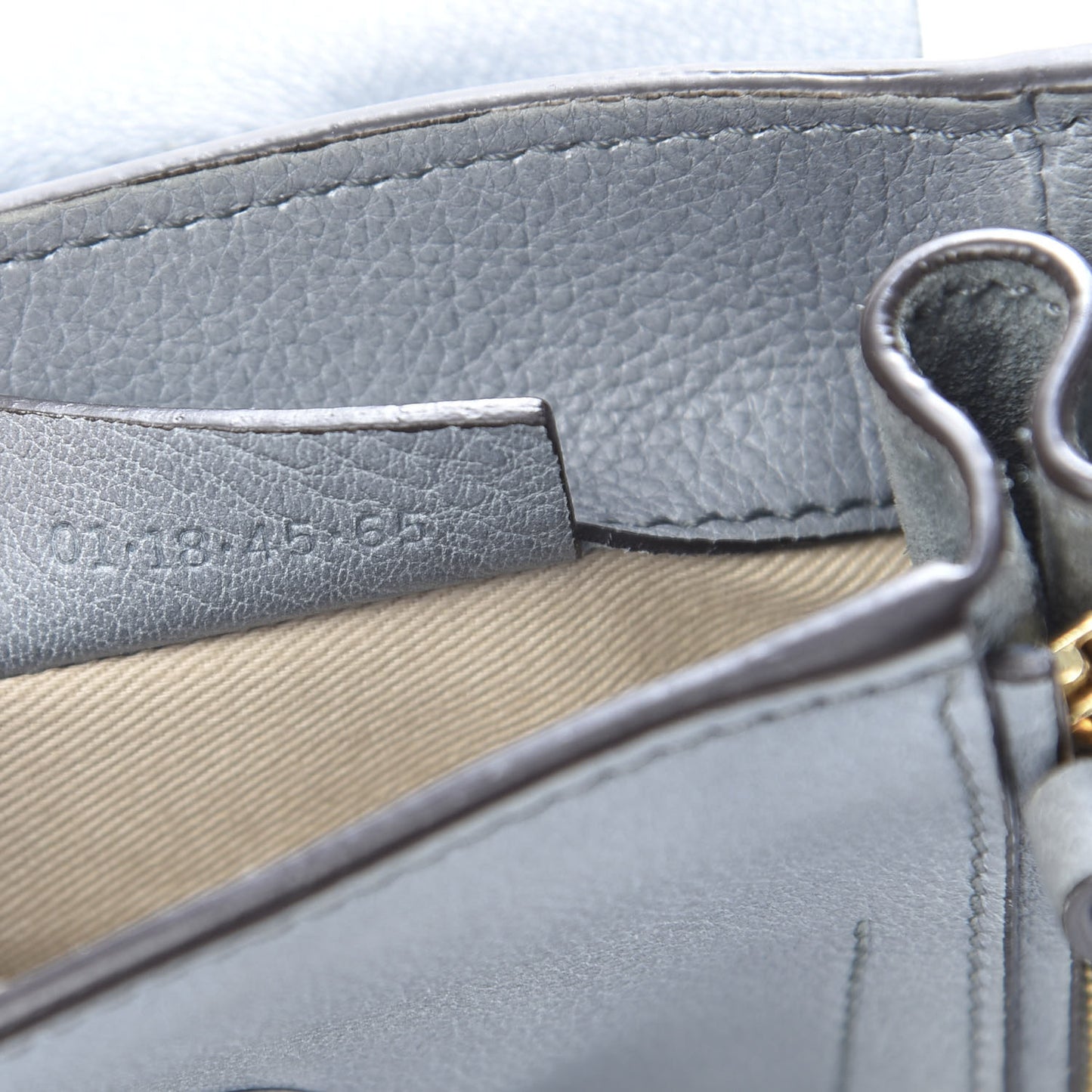 Suede Calfskin Mini Faye Backpack Cloudy Blue