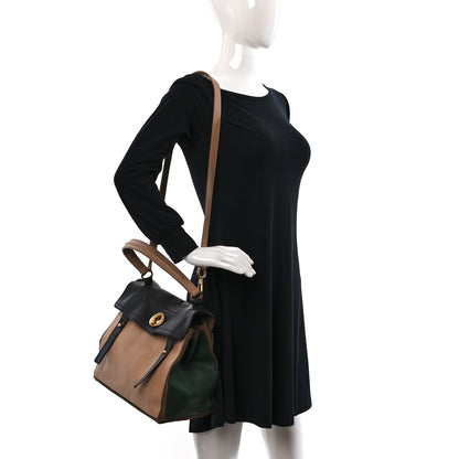 Saint Laurent Calfskin Small Muse Two Black Beige Green 2 of 10