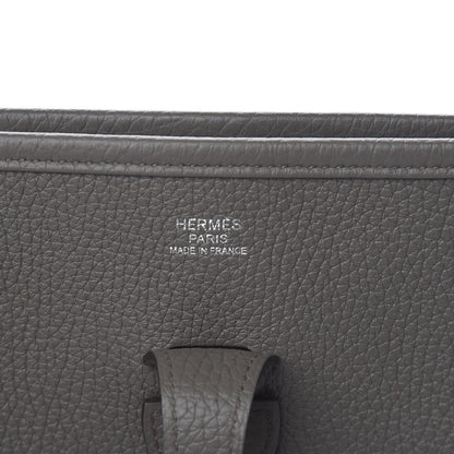 Hermes Taurillon Clemence Evelyne III PM Etain 6 of 12