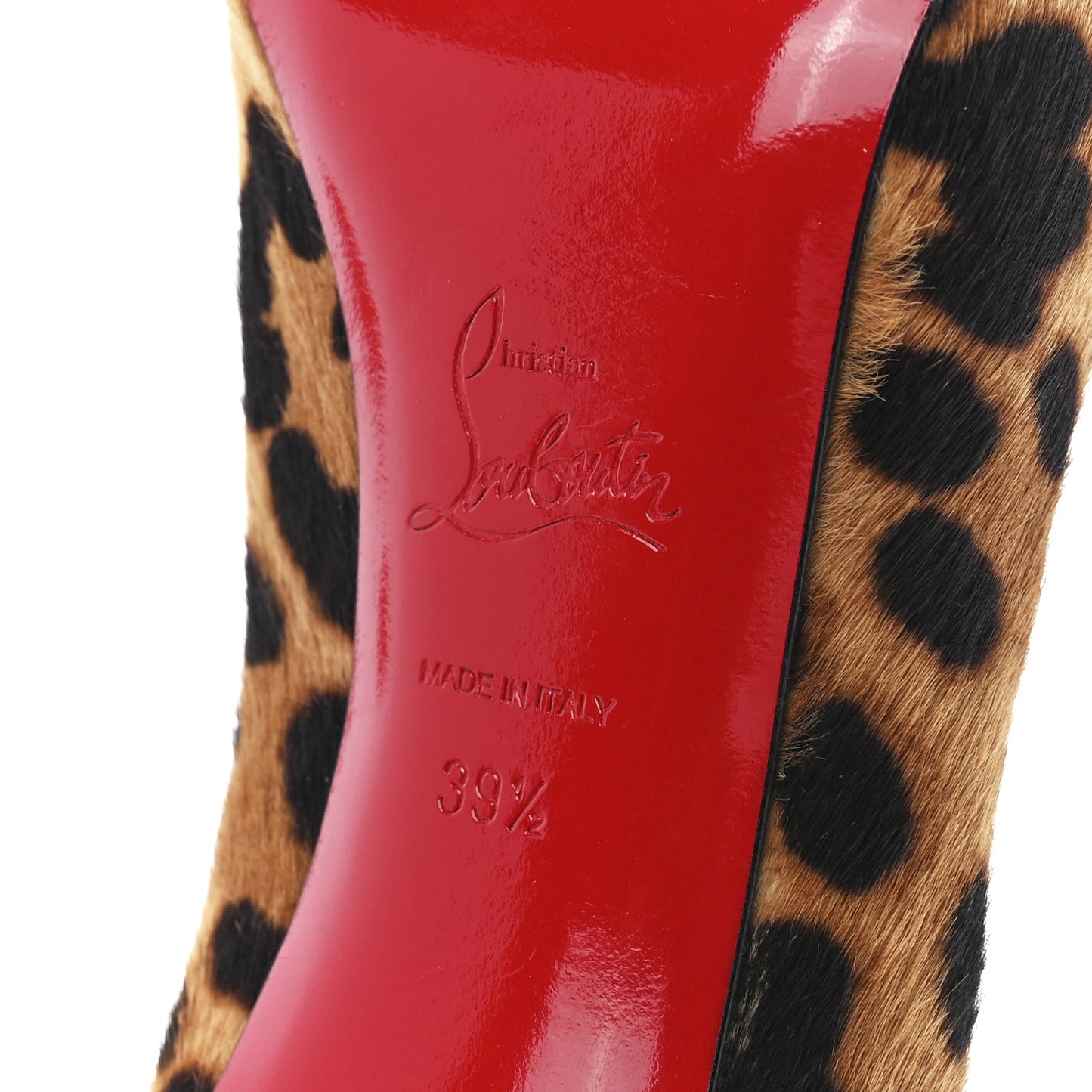 Calf Hair Leopard Print Maryl 85 Pumps 39.5
