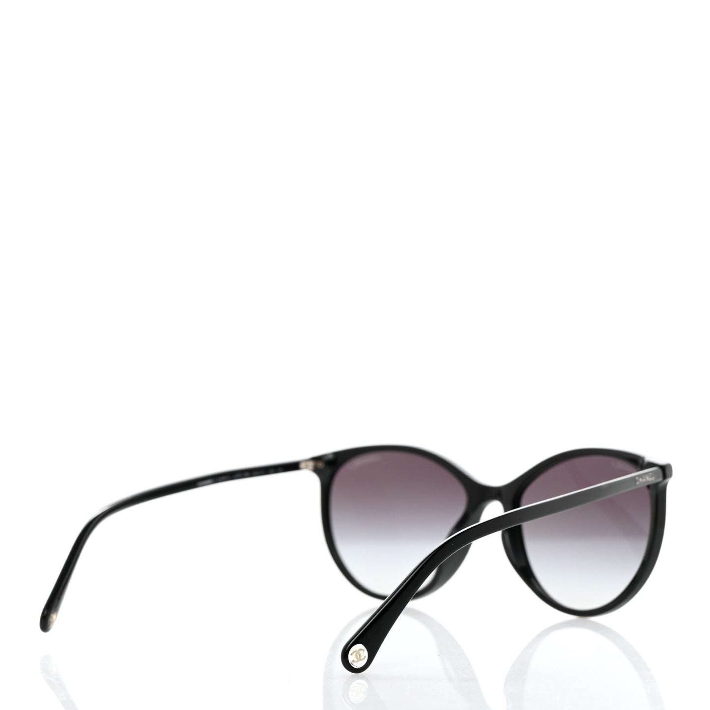Acetate Pantos Cat Eye Sunglasses 5448-A Black