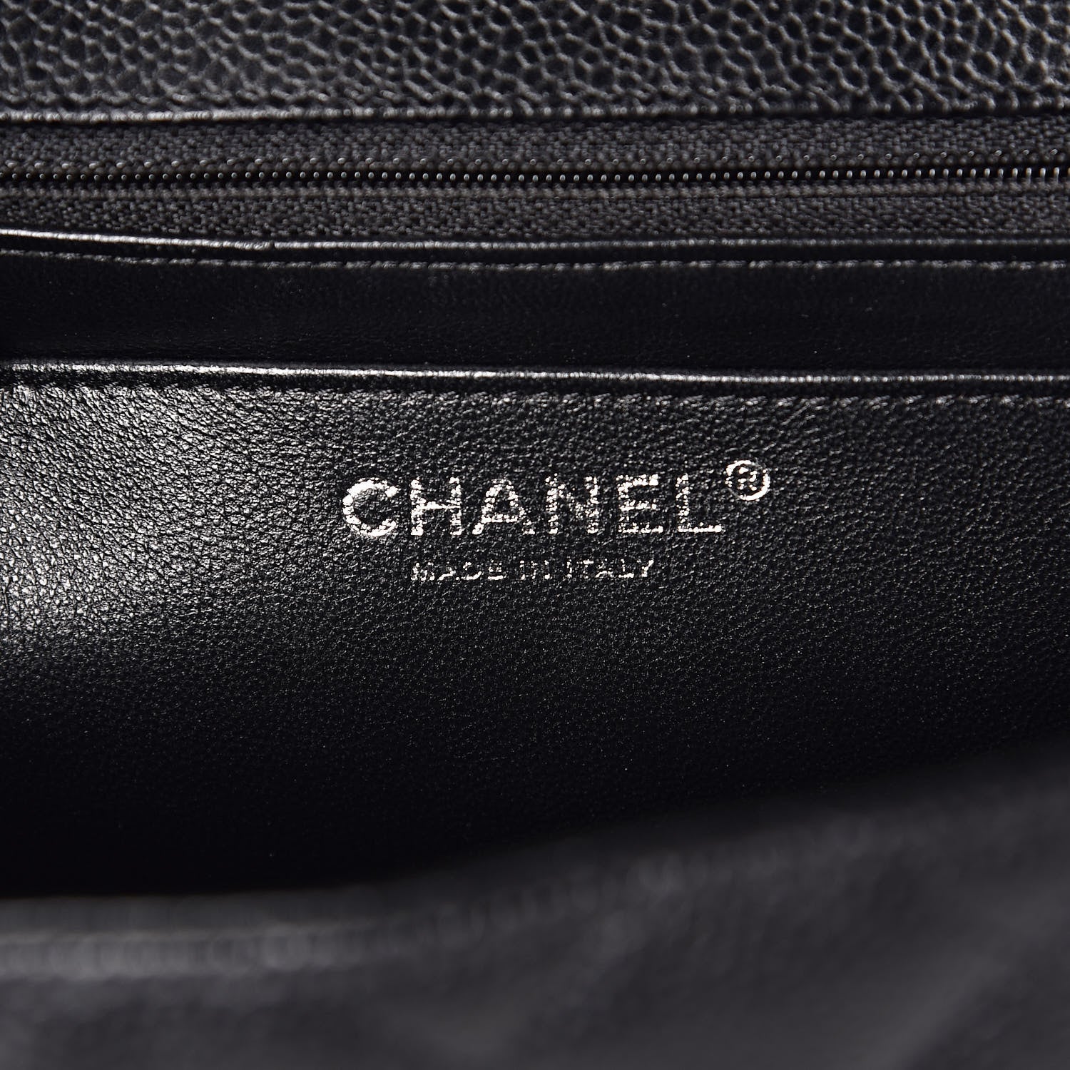Chanel Caviar Quilted Jumbo Single Flap Black 7 of 12