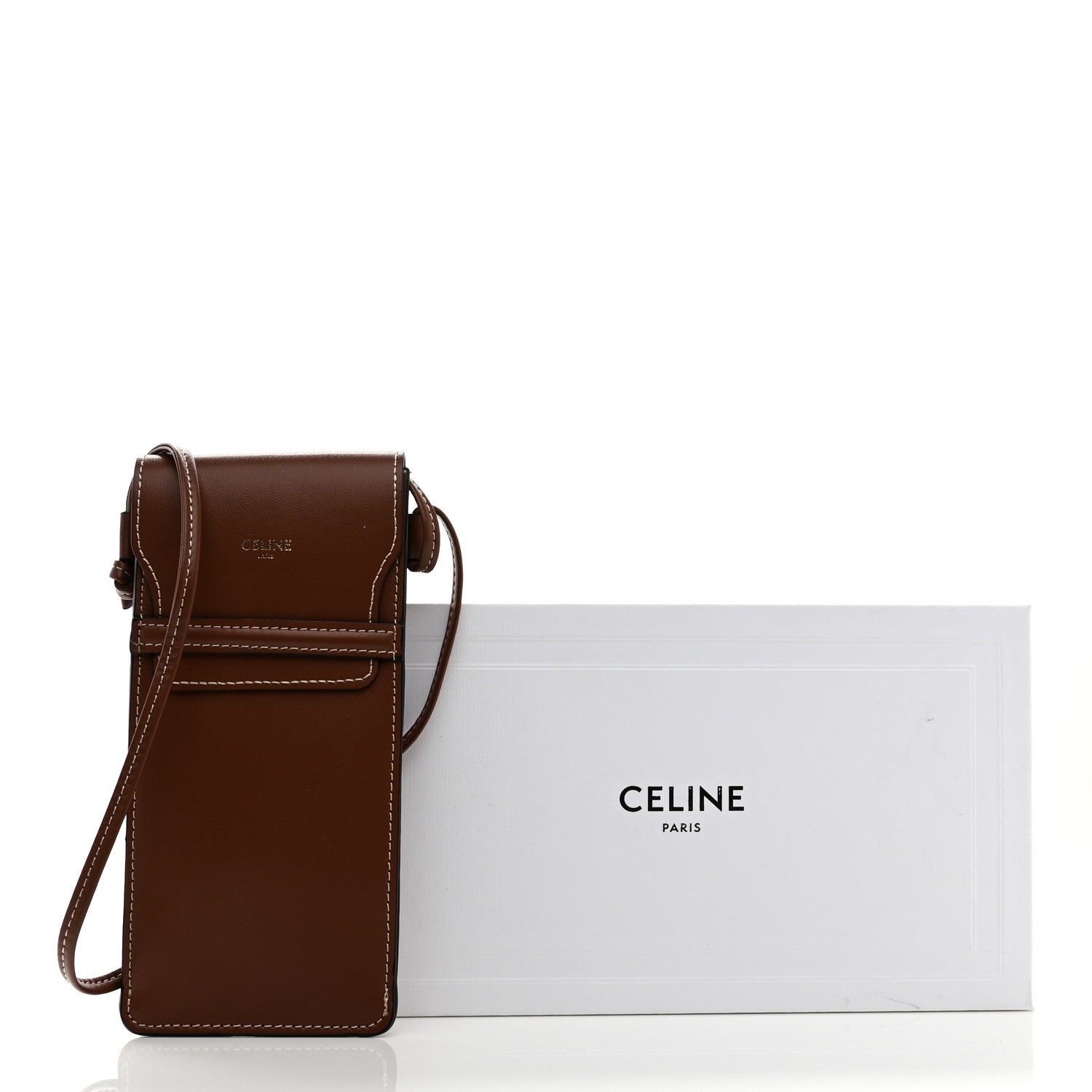 Celine Smooth Calfskin Sunglasses Pouch Tan 8 of 8
