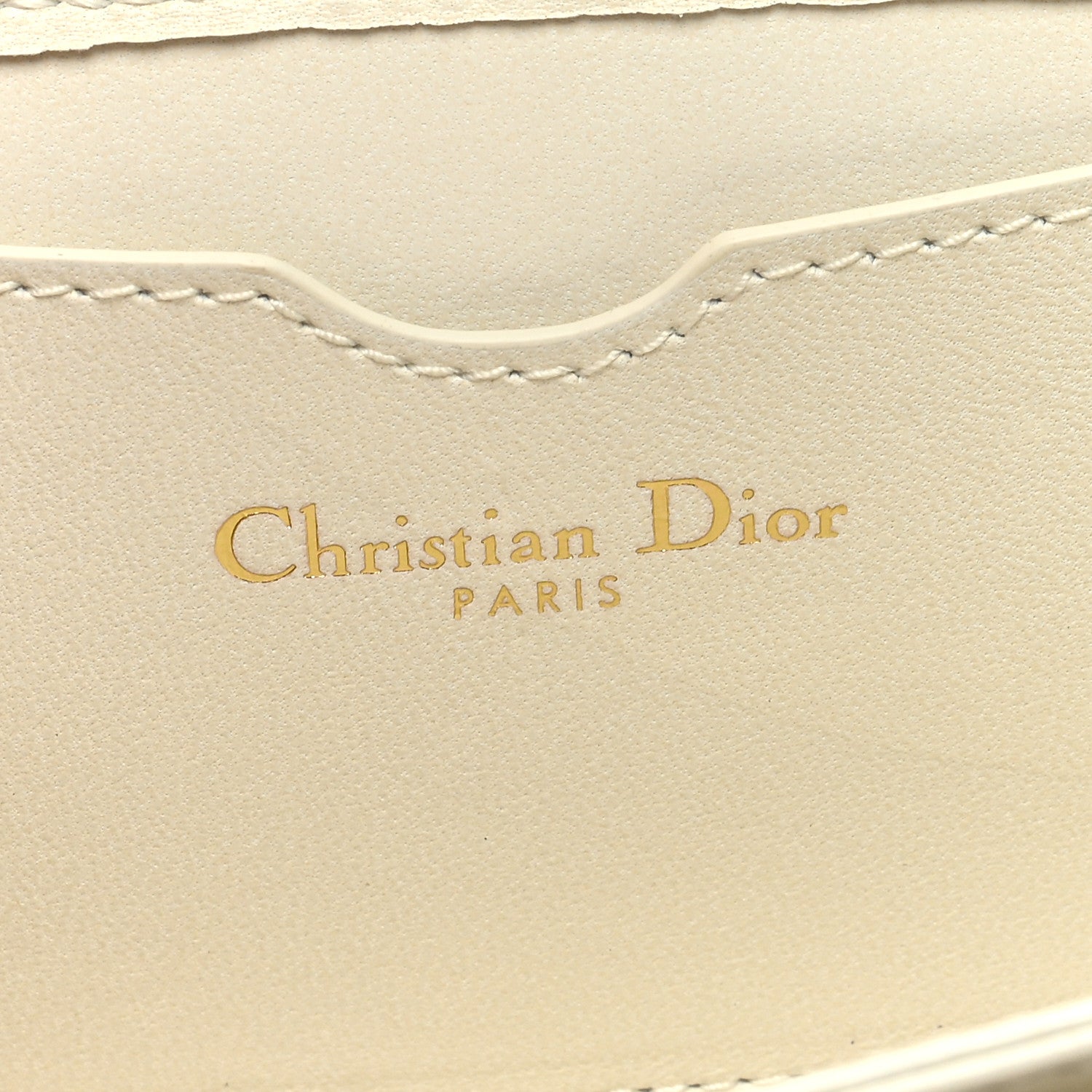 Christian Dior Lambskin Embroidered La Roue De La Fortune Tarot Pouch Clutch White 6 of 8