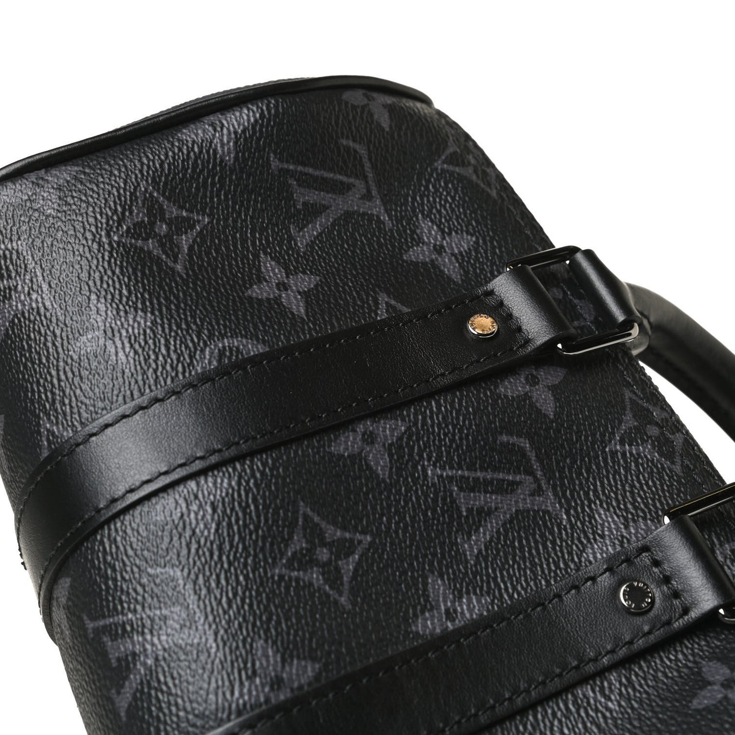 Reverse Monogram Eclipse Keepall XS Black