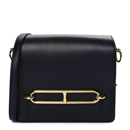 Hermes Evergrain Mini Sac Roulis Bleu Indigo 1 of 10
