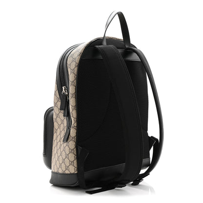 Gucci GG Supreme Monogram Medium Backpack Black 4 of 23