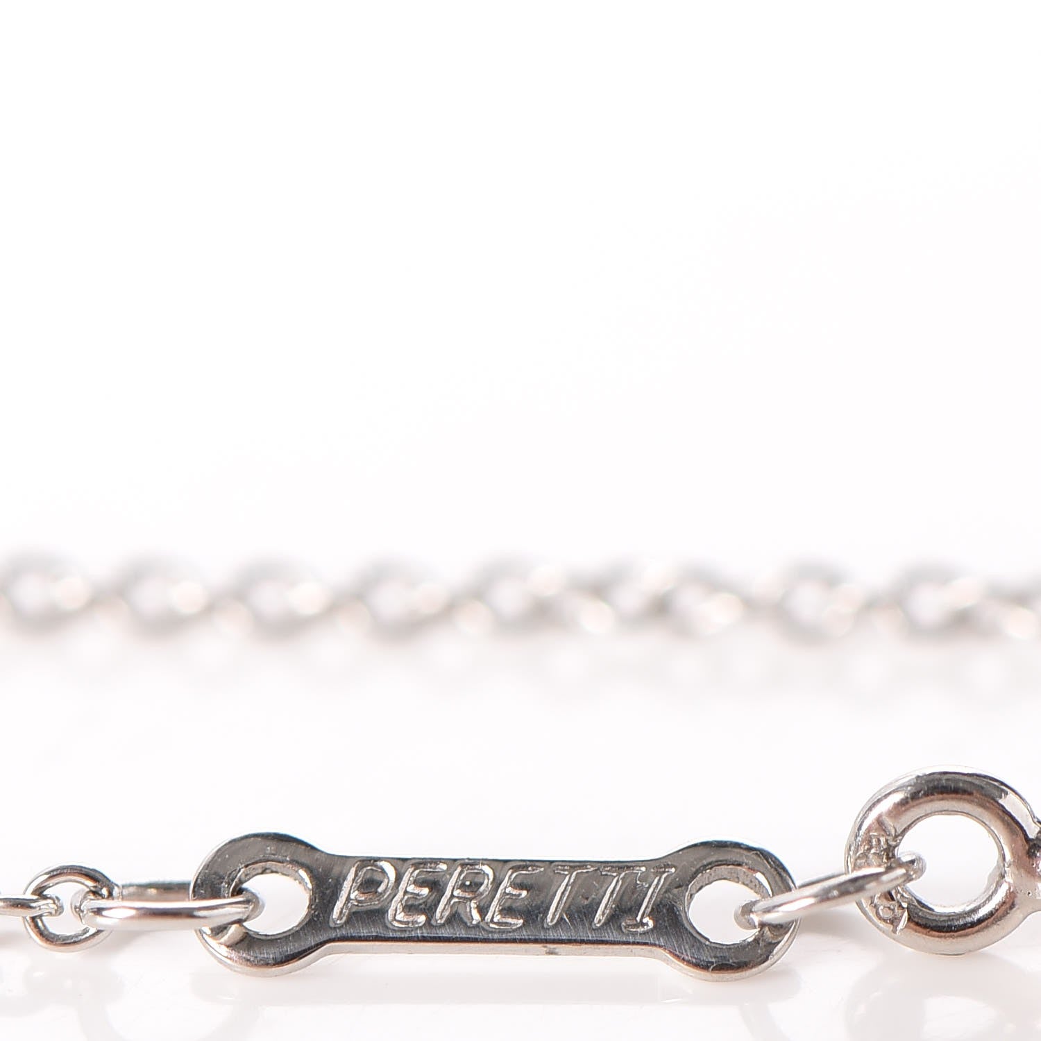 Tiffany Platinum Elsa Peretti Diamonds by the Yard .15ct Necklace 4 of 6