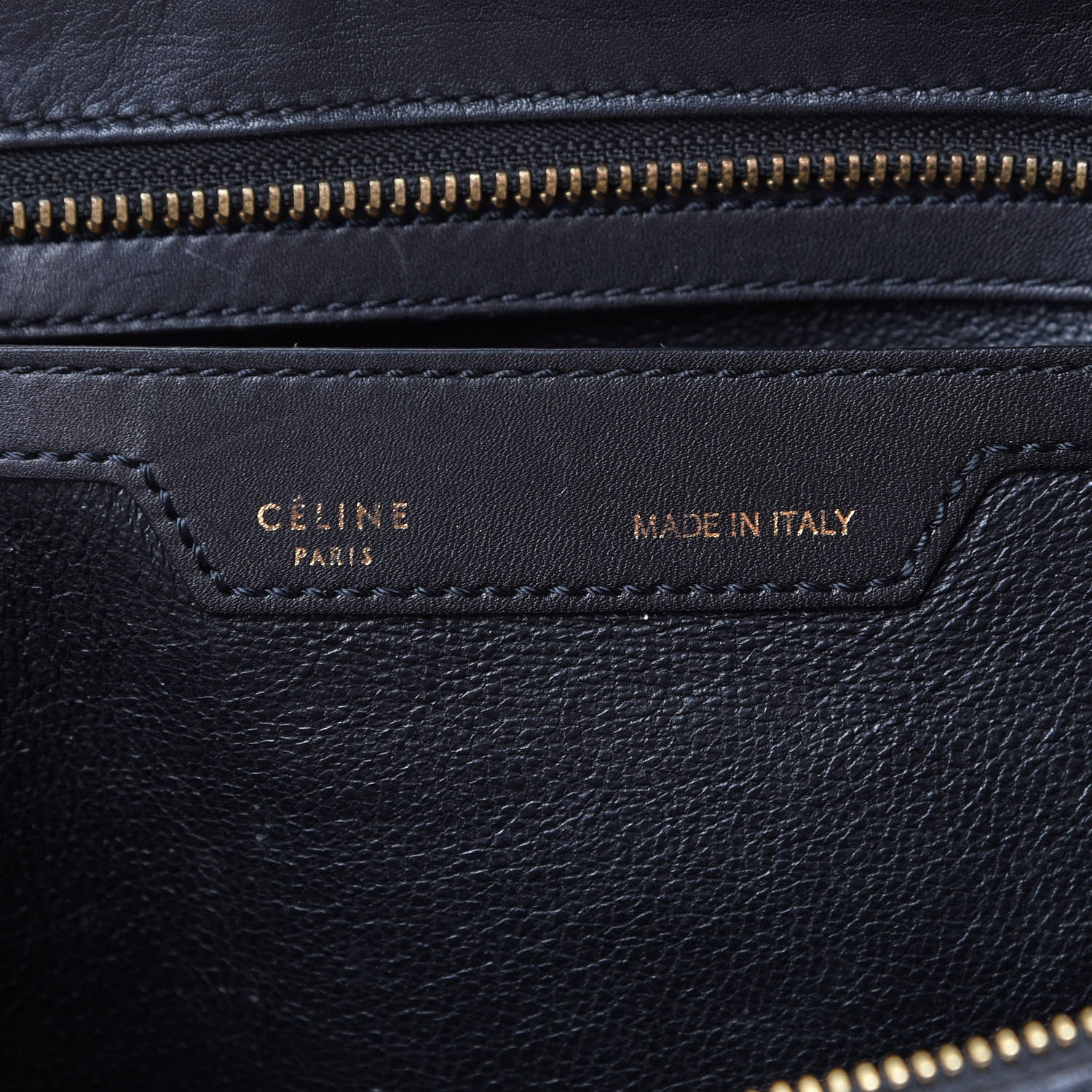 Celine Smooth Calfskin Suede Medium Tri-Color Trapeze Royal Blue 5 of 21