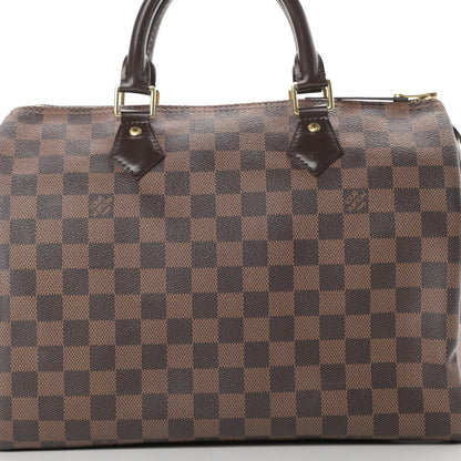 Louis Vuitton Damier Ebene Speedy 30 9 of 14