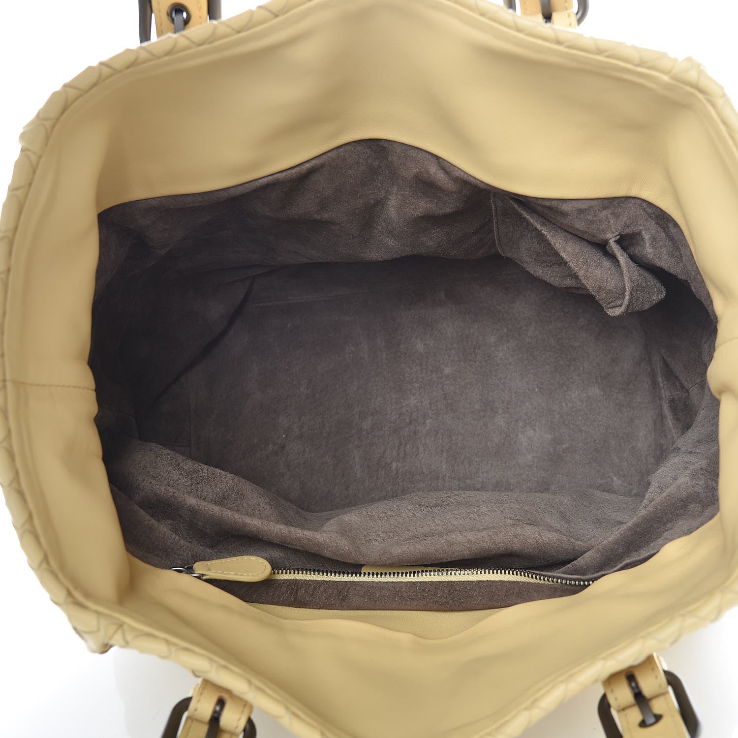 Bottega Veneta Nappa Intrecciato Pleated Tote Paille 5 of 15