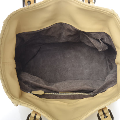 Bottega Veneta Nappa Intrecciato Pleated Tote Paille 5 of 15