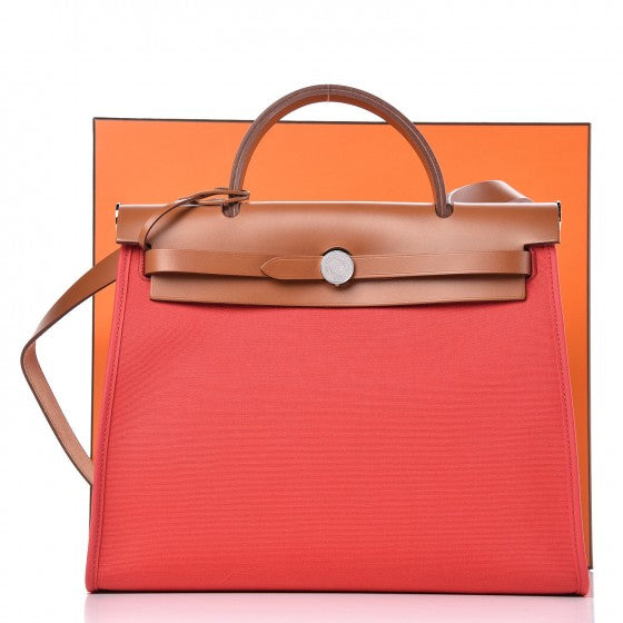 Vache Hunter Toile Herbag Zip 31 PM Bougainvillea