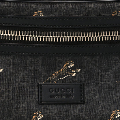 Gucci Soft GG Supreme Monogram Tigers Belt Bag Black Multicolor 8 of 10