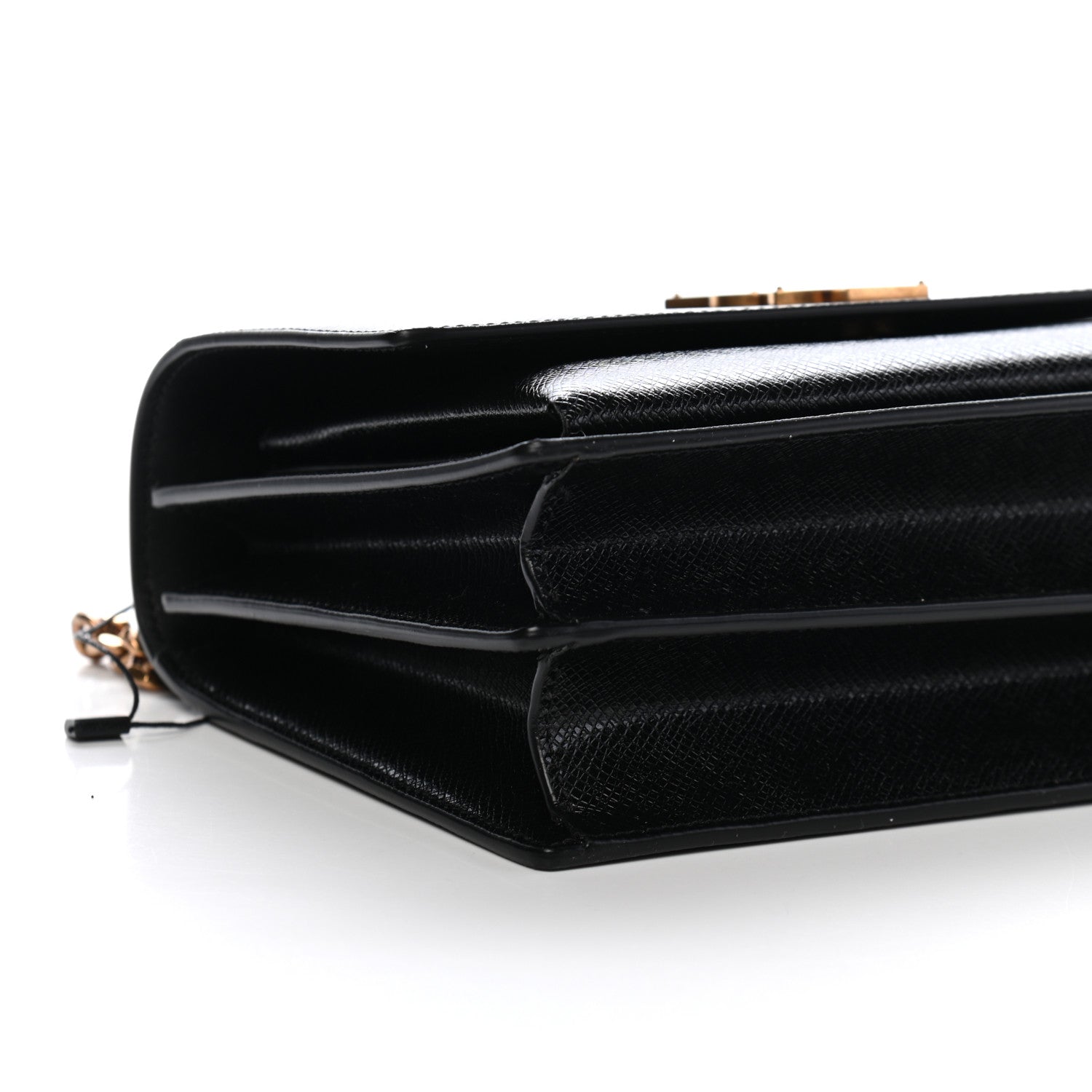 Saint Laurent Coated Bark Calfskin Medium Monogram Sunset Black 7 of 8