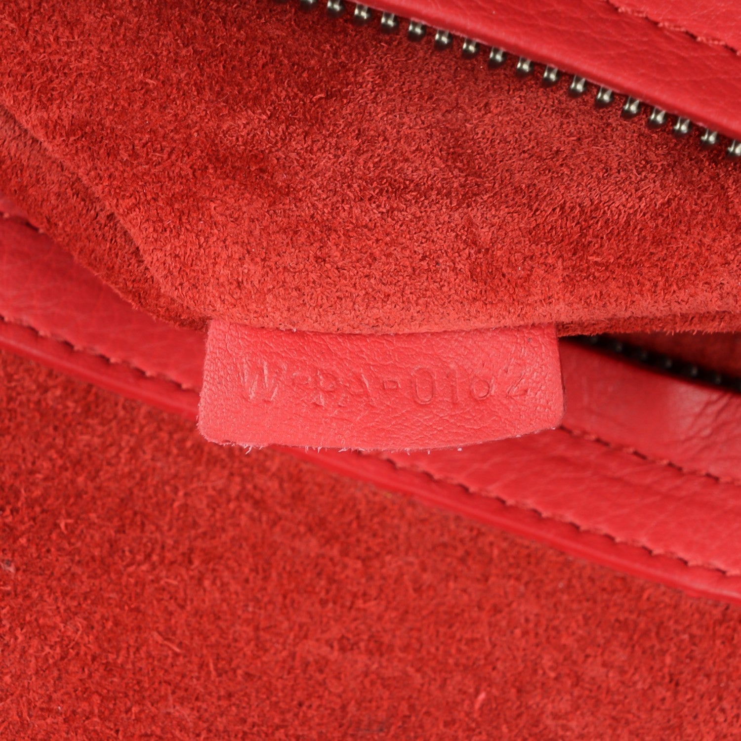Celine Supple Calfskin Medium Phantom Luggage Vermillion 7 of 8