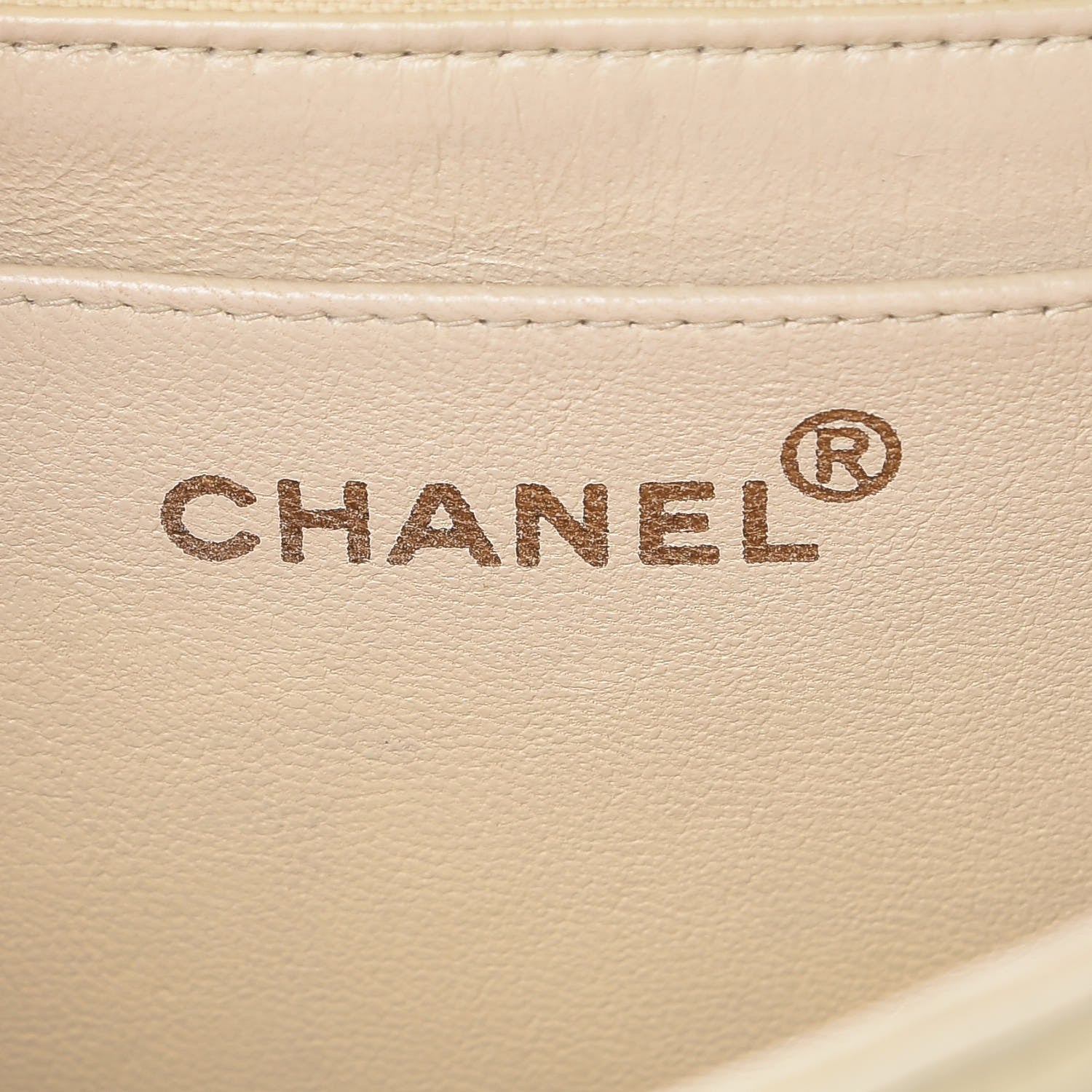 Chanel Lambskin Quilted Small Single Flap Beige 6 of 17