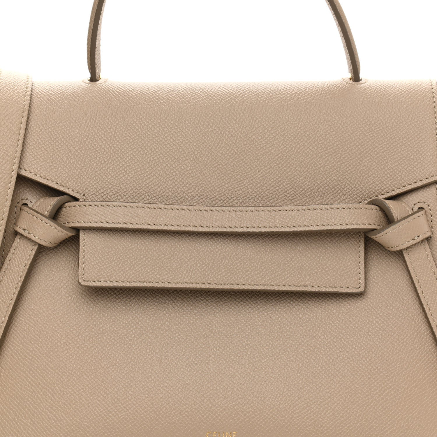 Celine Grained Calfskin Mini Belt Bag Light Taupe 9 of 11