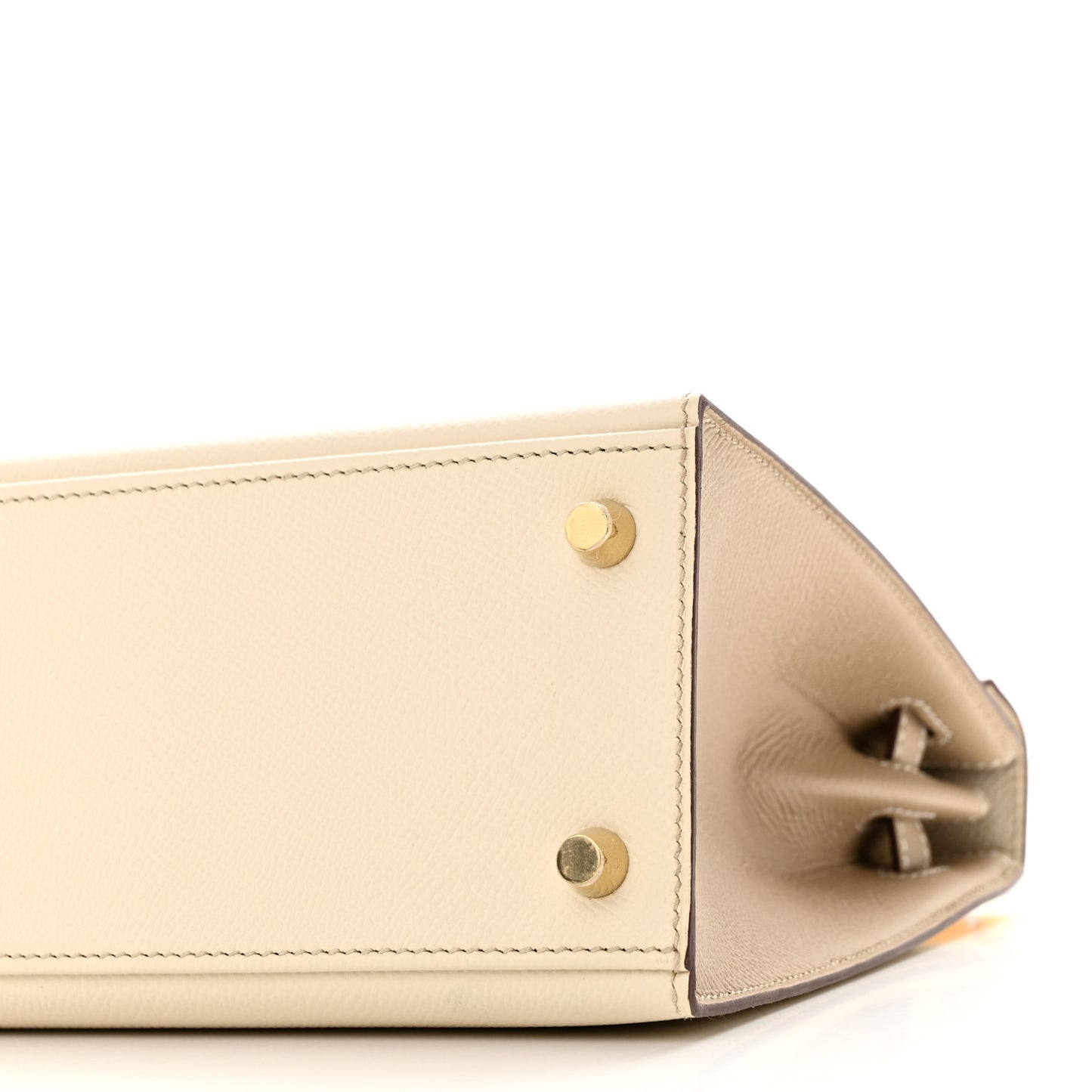 Epsom Bi-Color Horseshoe Kelly Sellier 25 Craie Trench